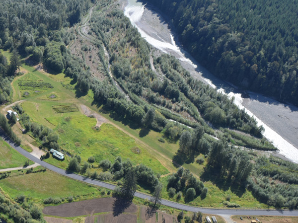 Airfield aerial photo