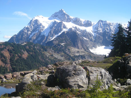 Mt Shuksan from Artist Ridge