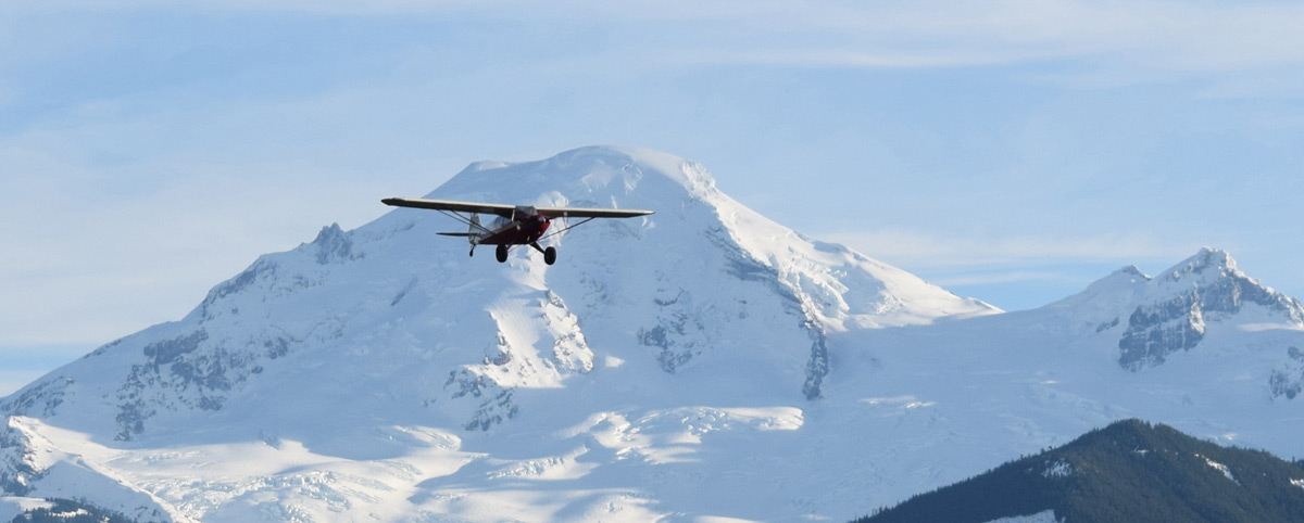 Mt Baker with Piper PA-14