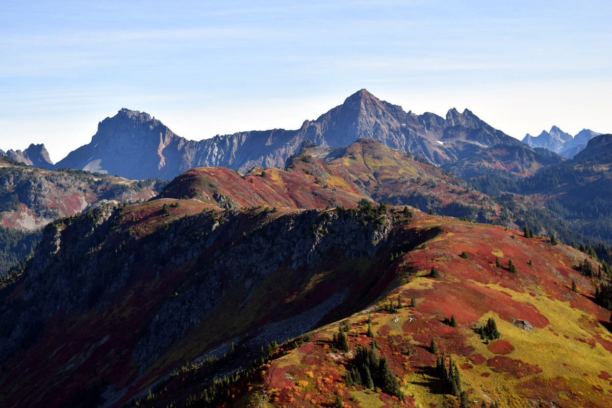 High Mountain Trails in Fall Colors